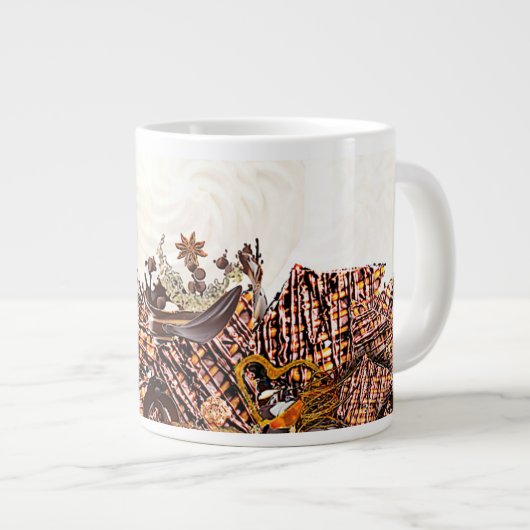 甘い太陽の日!:) ジャンボコーヒーマグカップ (正面右)