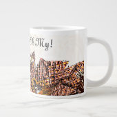 甘い太陽の日!:) ジャンボコーヒーマグカップ (右)