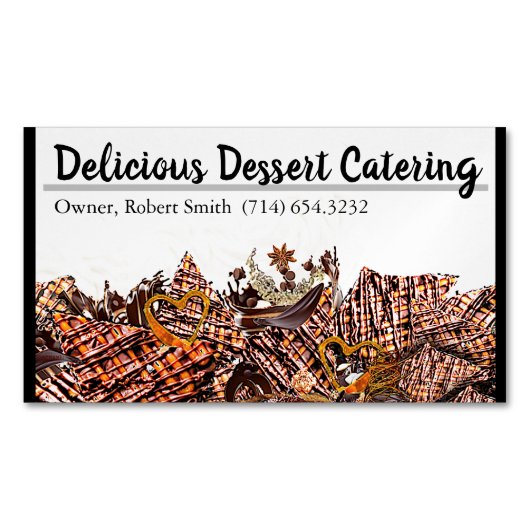 甘い太陽の日！:) マグネット名刺 (正面)