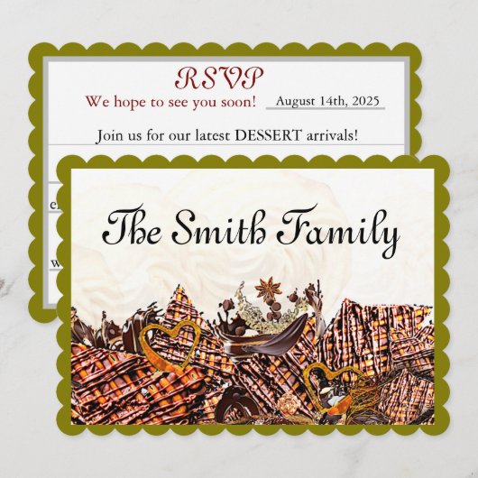 甘い太陽の日！:)収集招待状 シーズンカード (正面/裏面)