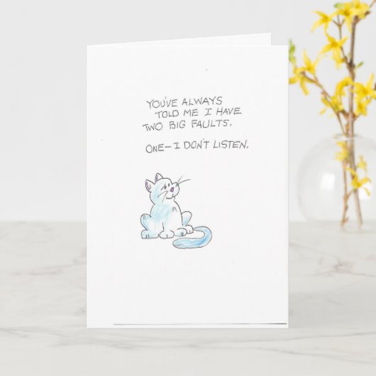 甘い夫のカード カード (黄色い花)