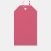 甘い女の子のパーティー ギフトタグ (裏面)