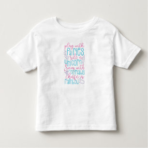 甘い女の子の発言 トドラーTシャツ
