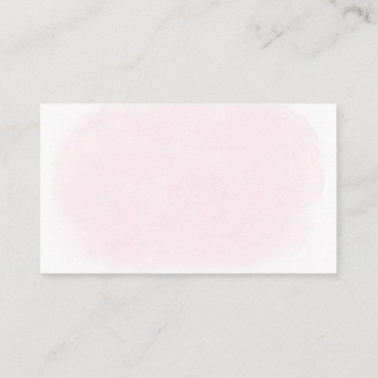 甘い女の子の赤ちゃんシャワーおむつラッフル エンクロージャーカード (裏面)