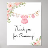 甘い女の子の赤ん坊の服ありがとう来。 ポスター (正面)