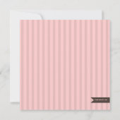 甘い女の子カップケーキ誕生パーティーの招待 招待状 (裏面)