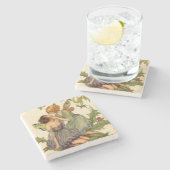 甘い妖精のキス ストーンコースター (横)