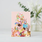 甘い妖精の国はがき ポストカード (スタンド正面)