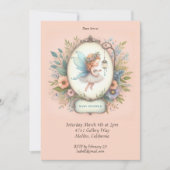 甘い妖精の赤ちゃんシャワー 招待状 (正面)