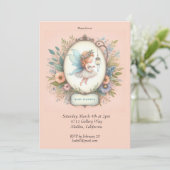 甘い妖精の赤ちゃんシャワー 招待状 (スタンド正面)