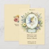 甘い妖精の赤ちゃんシャワー 招待状 (正面/裏面)