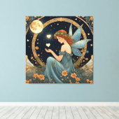甘い妖精 – タロット キャンバスプリント (インサイチュ (ウッドフロア))
