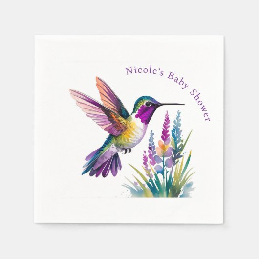 甘い始まり：赤ちゃんシャワーお祝い スタンダードカクテルナプキン (正面)