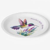 甘い始まり：赤ちゃんシャワーお祝い ペーパープレート (アングル)