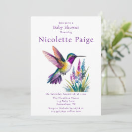 甘い始まり：赤ちゃんシャワーお祝い 招待状