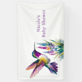 甘い始まり：赤ちゃんシャワーお祝い 横断幕 (縦)