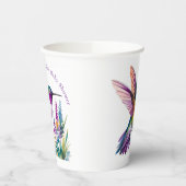 甘い始まり：赤ちゃんシャワーお祝い 紙コップ (左)