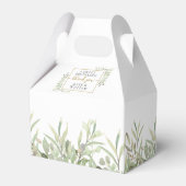 甘い始めの緑ありがとう結婚。 フェイバーボックス (裏面サイド)