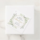 甘い始めの金ゴールドありがとう緑結婚色 フェイバータグ (インサイチュ)