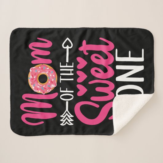 甘い子の母がドーナツを振りかけたもの シェルパブランケット (正面(横))