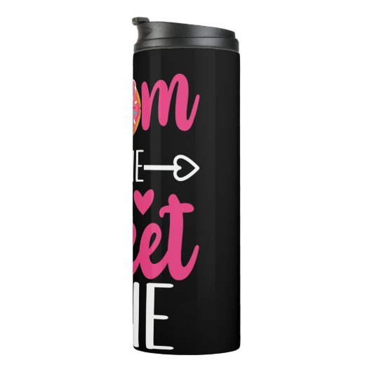 甘い子の母がドーナツを振りかけたもの タンブラー (回転右)