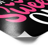 甘い子の母がドーナツを振りかけたもの フォトプリント            (角)