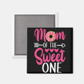 甘い子の母がドーナツを振りかけたもの マグネット (正面/裏面)