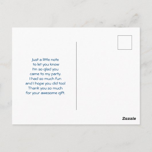 甘い子ネコと寝るハートありがとう ポストカード (裏面)