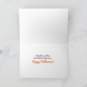 甘い子供と私の恐竜のハロウィンカード カード (内部)