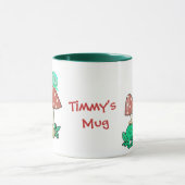 甘い子供のアートワークのマグ マグカップ (中央)