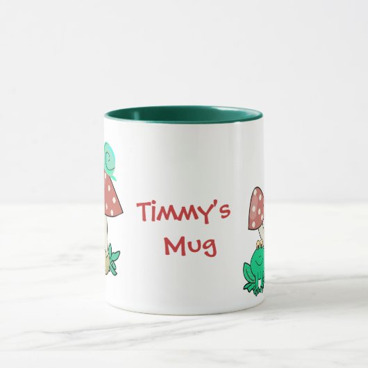 甘い子供のアートワークのマグ マグカップ (中央)