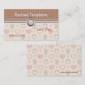 甘い子供のテレホンカード コーリングカード (正面/裏面)