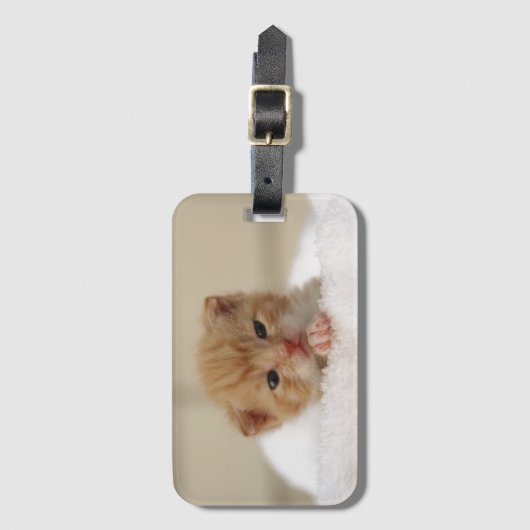甘い子犬子猫 ラゲッジタグ (正面縦)