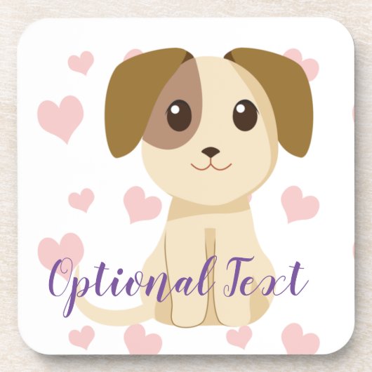 甘い子犬 コースター (正面)