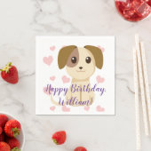 甘い子犬 スタンダードカクテルナプキン (インサイチュ)