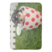 甘い子犬 バスマット (正面縦)