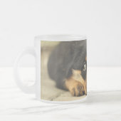 甘い子犬 フロストグラスマグカップ (左)