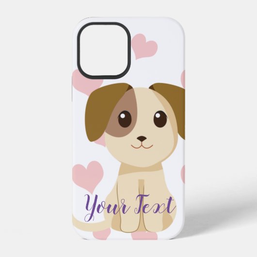 甘い子犬 iPhoneケース (裏面)