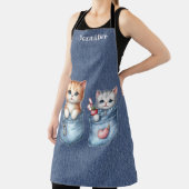 甘い子猫ネコのトータルプリント エプロン (インサイチュ)