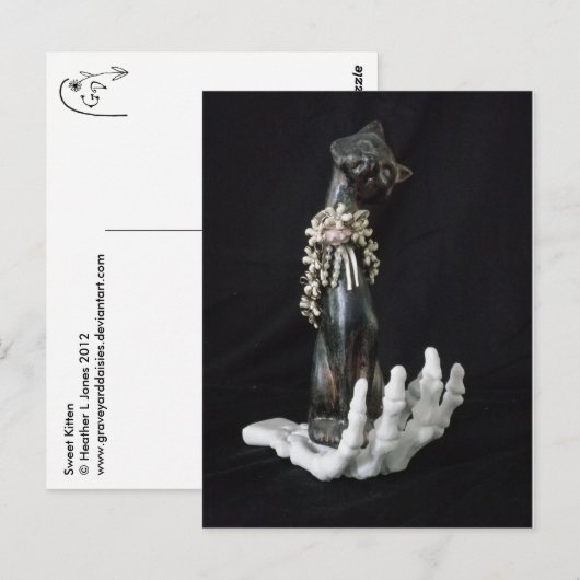 甘い子猫 ポストカード (正面/裏面)