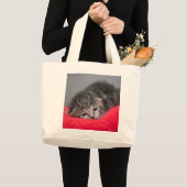甘い子猫 ラージトートバッグ (正面(商品))