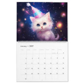 甘い子猫 2027年 マジック カレンダー (1月 2027)