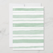 甘い子羊が赤ちゃんシャワーの途中にある 招待状 (裏面)