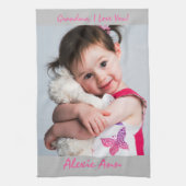 甘い孫が「好き」をパーソナライズ キッチンタオル (縦)