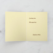 甘い孫娘の感謝祭 シーズンカード (内部)