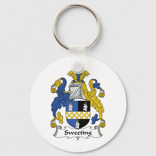 甘い家紋 キーホルダー (正面)