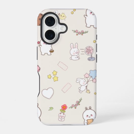 甘い寄り添い iPhone 16ケース (裏面)