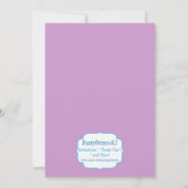 甘い専門店の棒つきキャンデーの誕生日のパーティの招待状 招待状 (裏面)