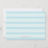 甘い専門店キャンデーの誕生日のパーティの招待状 招待状 (裏面)