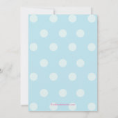 甘い専門店キャンデーの誕生日のパーティの招待状 招待状 (裏面)